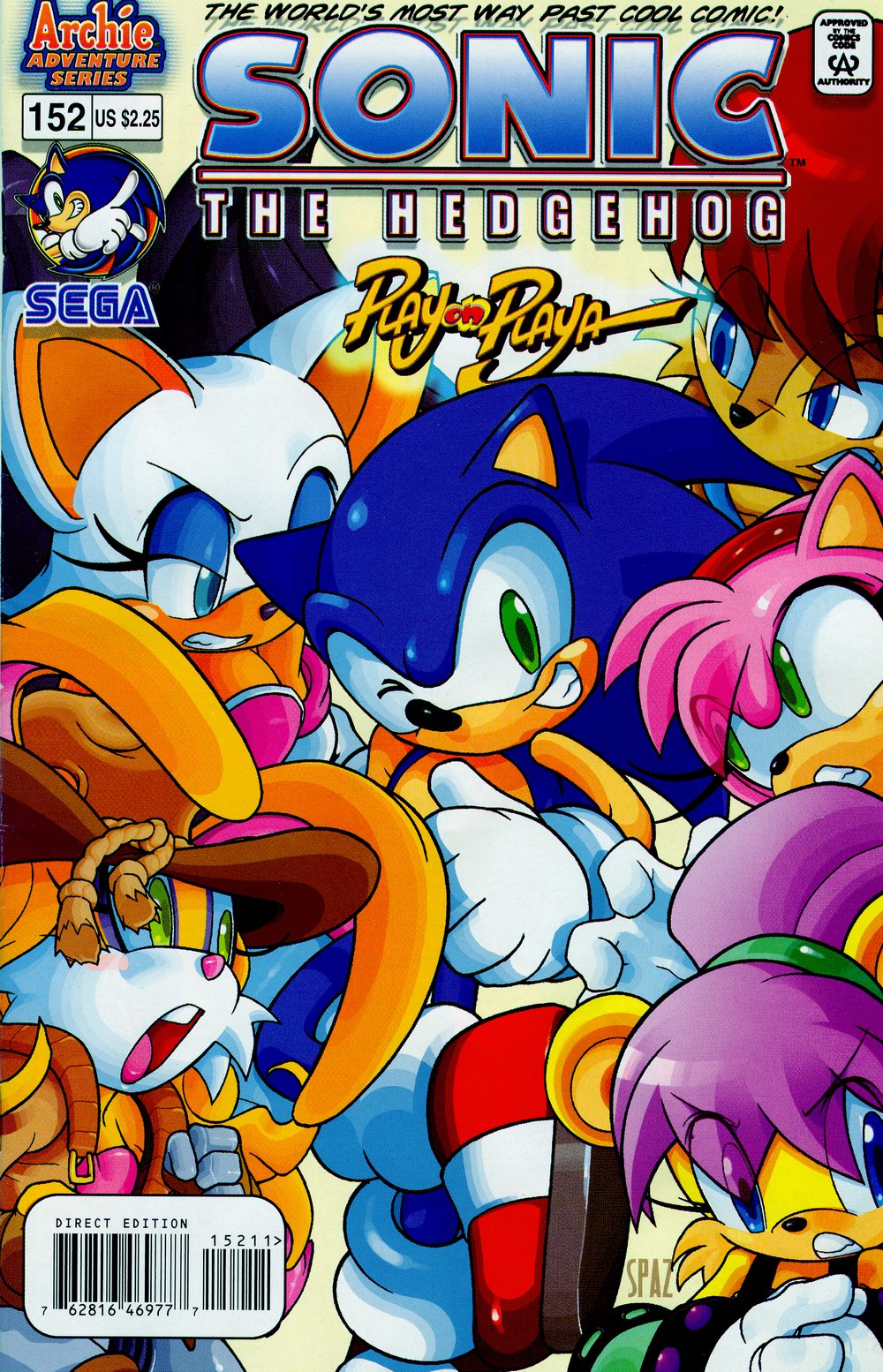 Sonic - Archie Adventure Series October 2005 Comic cover page